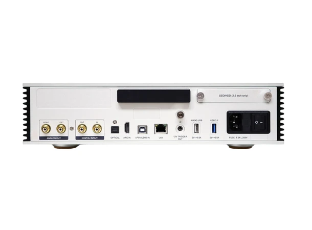 Aurender A1000 streamer - Sølv 6.9" display,forforsterker, AKM DAC 