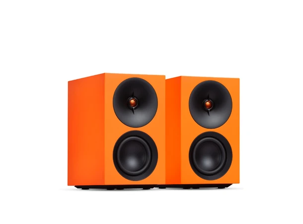 Cambridge L/R S og Spira 1, Orange Aktive høyttalere og platespiller 