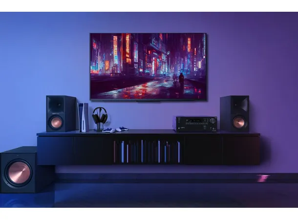 Klipsch R-60M Reference - Sort Stativ/hylle, 6,5" bass, PAR 