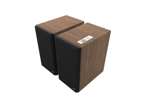 Klipsch The Sevens II, Walnut Aktive streaming-høyttalere, HDMI, RIAA 