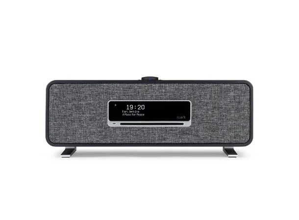 Ruark R3S, musikksystem, Charcoal Spotify, Bluetooth, nettverk, DAB+, CD 