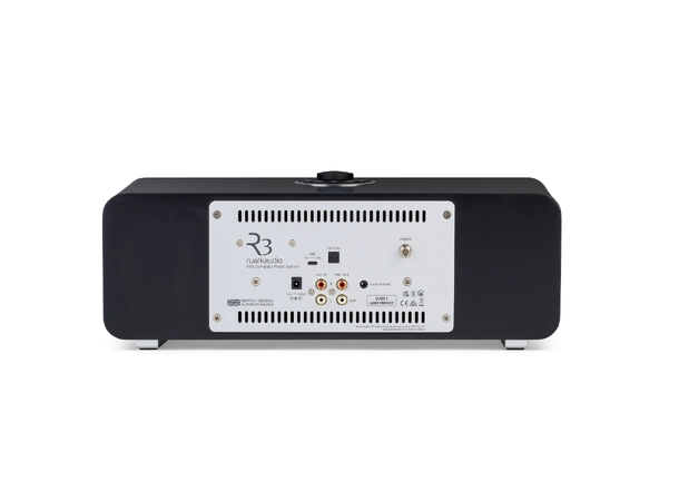 Ruark R3S, musikksystem, Charcoal Spotify, Bluetooth, nettverk, DAB+, CD 