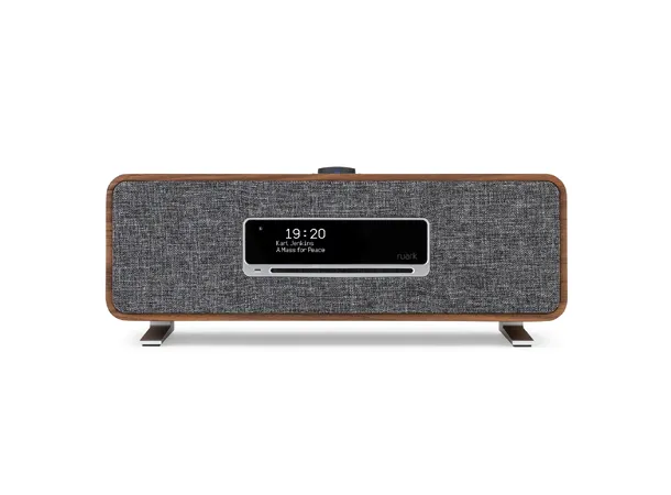 Ruark R3S, musikksystem, Rich Walnut Spotify, Bluetooth, nettverk, DAB+, CD 