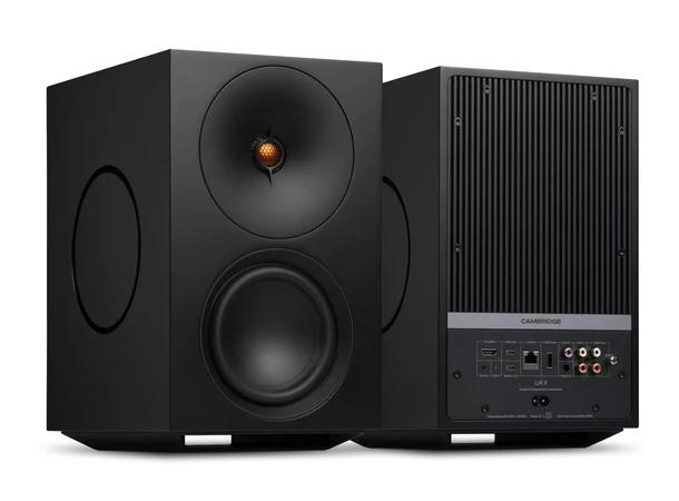 Cambridge L/R X, aktiv høyttaler, Black Streaming, HDMI, RIAA-trinn 
