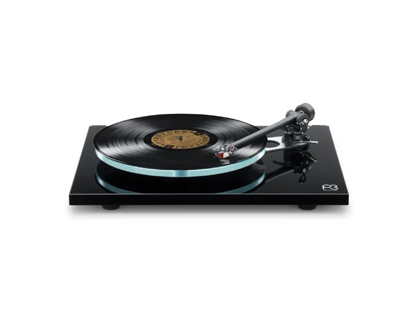 Rega Planar 3, uten pickup, Black Glasstallerken, RB330 arm, EBLT drivrem 