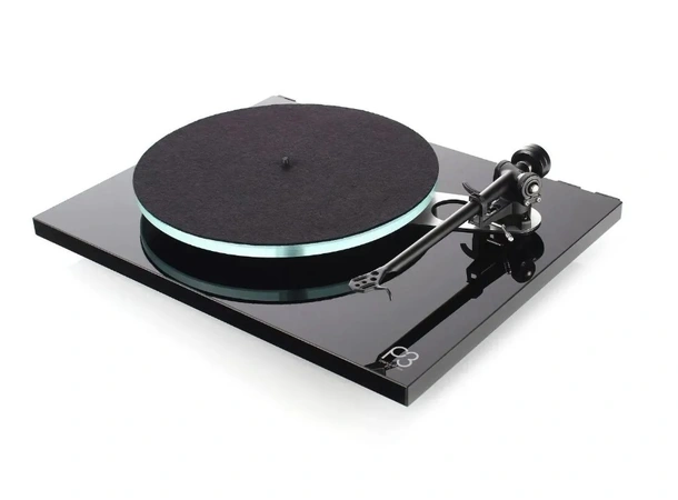 Rega Planar 3, uten pickup, sort Glasstallerken, RB330 arm, EBLT drivrem 