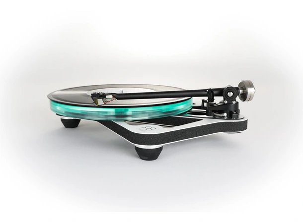 Rega Planar 8 Nd7 platespiller- hvit Nd7 pickup, RB880 arm, NEO TT MK2 PSU 