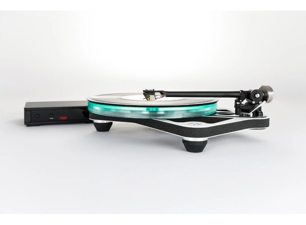 Rega Planar 8 Nd7 platespiller- hvit Nd7 pickup, RB880 arm, NEO TT MK2 PSU 