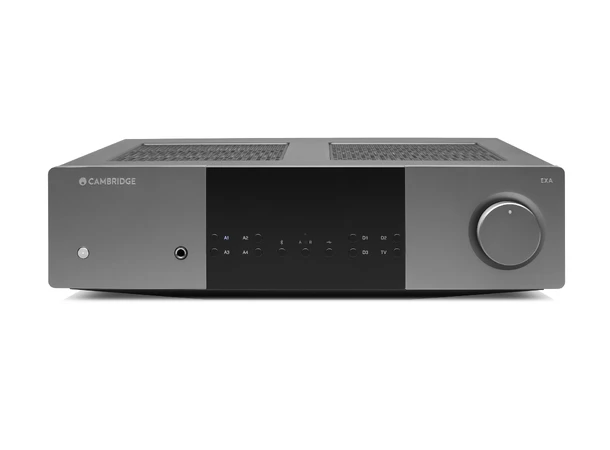 Cambridge EXA 100, Lunar Grey Forsterker, 2x100 watt, HDMI, DAC, XLR 
