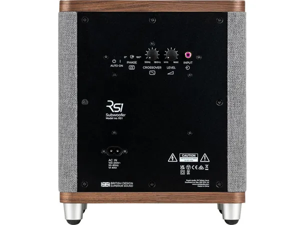 Ruark RS1 Subwoofer - Walnut 100watt 6,5" aktiv sub. 
