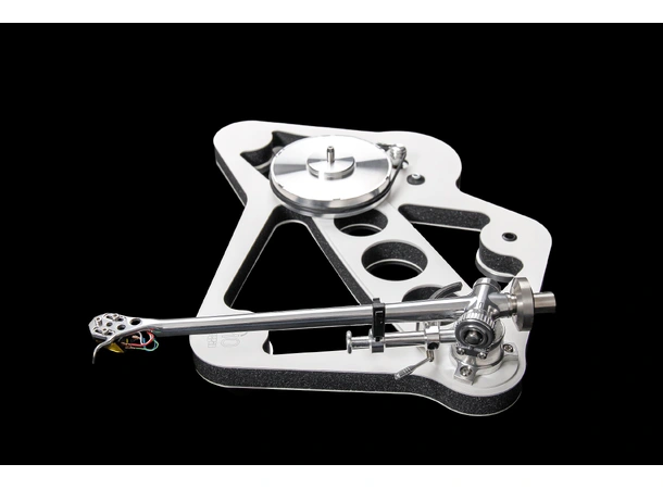 Rega Planar 10, uten pickup, hvit RB3000 arm, Ekstern PSU 