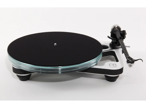 Rega Planar 8, uten pickup, hvit RB880 arm, NEO Mk2 PSU 