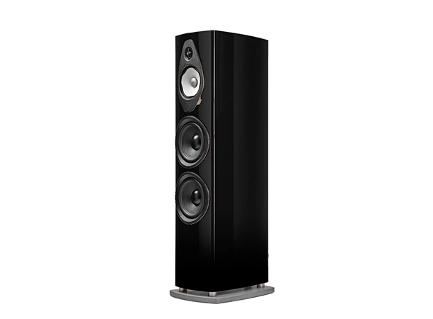 Sonus Faber Sonetto VIII G2 , sort piano 3-veis gulvstående høyttaler, par 