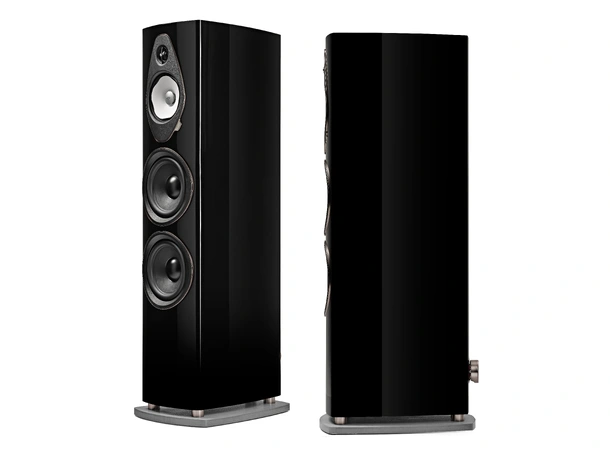 Sonus Faber Sonetto VIII G2 , sort piano 3-veis gulvstående høyttaler, par 