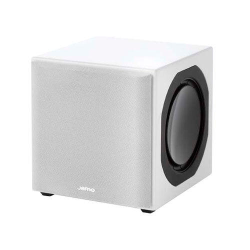 Jamo SUB 800, subwoofer, Highgloss White Ultrakompakt subbasshøyttaler
