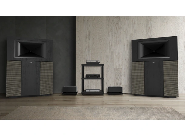Klipsch Jubilee - Black Ash 2-veis hornhøyttaler, 2x12" bass, 110dB 