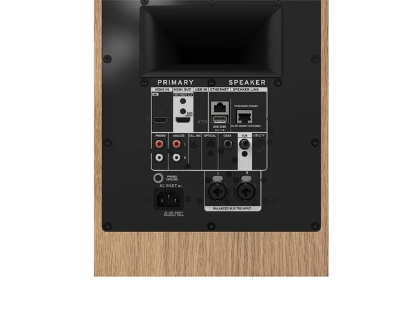 Klipsch The Nines II, Red Oak Aktive streaming-høyttalere, HDMI, RIAA 