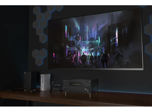 Onkyo TX-RZ70 - Hjemmekinoreceiver 11.2 kanaler. Dirac. 8K.THX. 