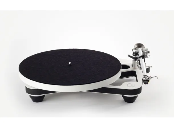 Rega Planar 10, Apheta 3 pickup, hvit RB3000 arm, ekstern PSU 