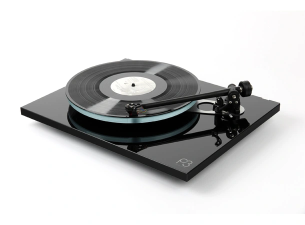 Rega Planar 3, Nd3 pickup, sort Glasstallerken, RB330 arm, EBLT drivrem 