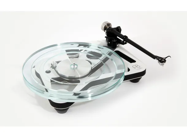 Rega Planar 8, Ania PRO MC-pickup, hvit RB880 arm, NEO Mk2 PSU 