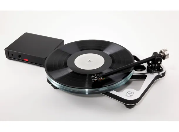 Rega Planar 8, Ania PRO MC-pickup, hvit RB880 arm, NEO Mk2 PSU 