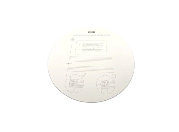 Rega Protractor Justeringsmal for montering av pickup 