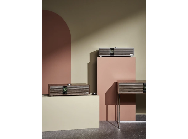 Ruark R810, musikksystem, Walnut Spotify, Tidal, DAB+, RIAA-trinn , HDMI 