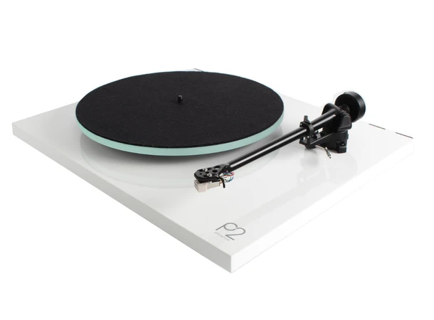 Rega Planar 2, Carbon pickup, White Glasstallerken, RB220 arm, EBLT drivrem 