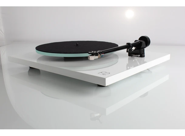 Rega Planar 2, Carbon pickup, hvit Glasstallerken, RB220 arm, EBLT drivrem 