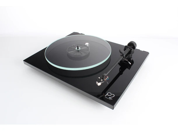 Rega Planar 2, Carbon pickup, Black Glasstallerken, RB220 arm, EBLT drivrem 