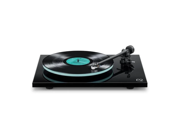 Rega Planar 2, Carbon pickup, Black Glasstallerken, RB220 arm, EBLT drivrem 