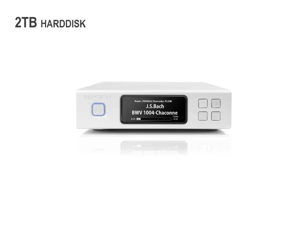 Aurender N100-H, 2TB, musikkserver, USB Tidal, MQA, DSD, 32/384, USB-utgang 