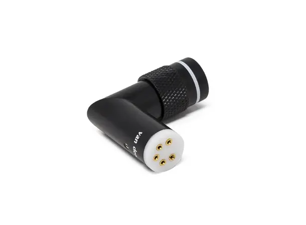 VdH TAC, 5-pin DIN for tonearm, Angled Passer til D-501/D501 Silver og D-502 
