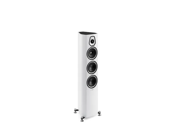 Sonus Faber Sonetto III, hvit matt 3-veis gulvstående høyttaler, par 
