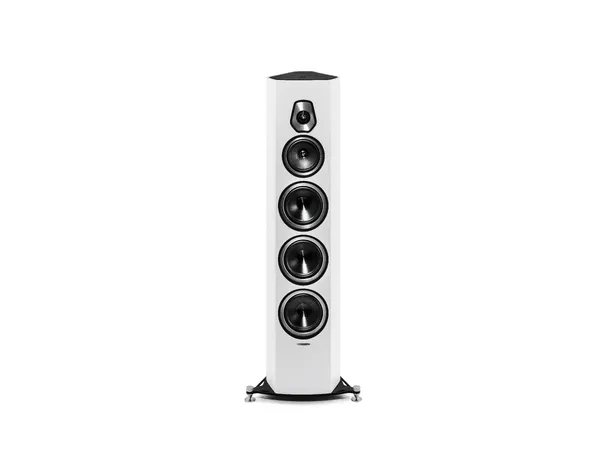 Sonus Faber Sonetto VIII, hvit matt 3-veis gulvstående høyttaler, par 