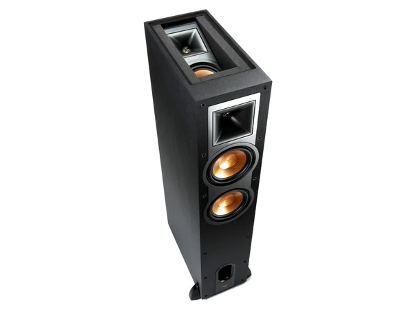 Klipsch R-26FA sort, Atmos, stk Atmoshøyttaler, 2x6,5" bass, horndiskant 