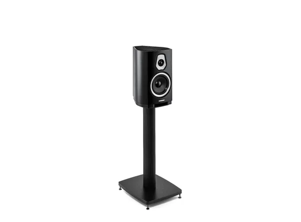 Sonus Faber Sonetto II, sort piano 2-veis hylle/stativ, par (eks. stativ) 