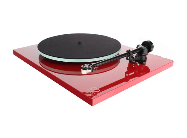Rega Planar 2, Carbon pickup, rød Glasstallerken, RB220 arm, EBLT drivrem 