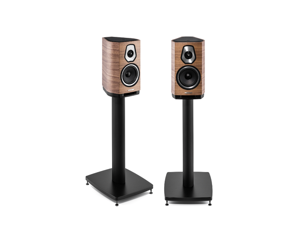 Sonus Faber Sonetto I, valnøtt 2-veis hylle/stativ, par (eks. stativ)
