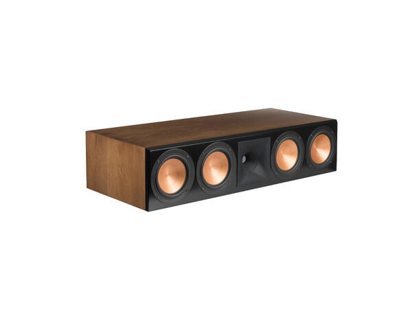 Klipsch RC-64 III, Senter, Walnut senter, 4 x 6,5" bass, 99dB/1watt, stk 