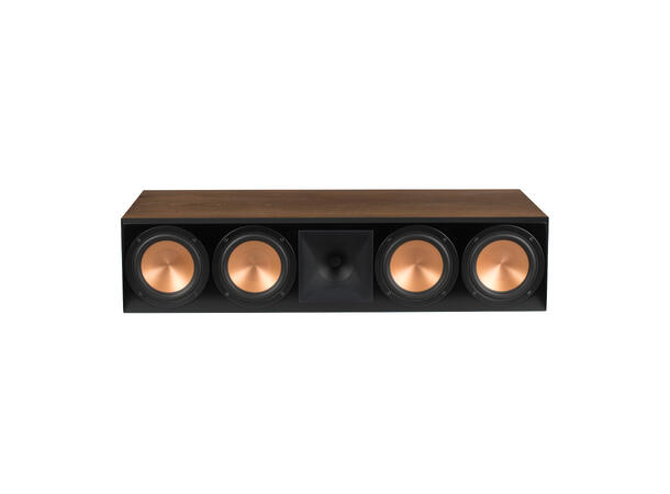 Klipsch RC-64 III, Senter, Walnut senter, 4 x 6,5" bass, 99dB/1watt, stk 