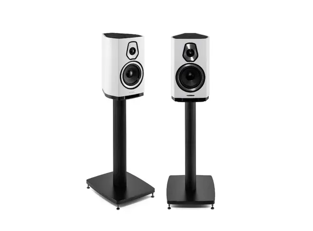 Sonus Faber Sonetto II, hvit matt 2-veis hylle/stativ, par (eks. stativ) 