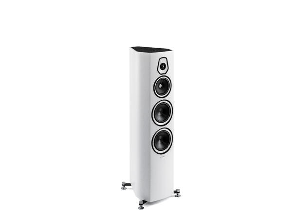 Sonus Faber Sonetto V, hvit matt 3-veis gulvstående høyttaler, par 