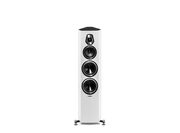 Sonus Faber Sonetto V, hvit matt 3-veis gulvstående høyttaler, par 