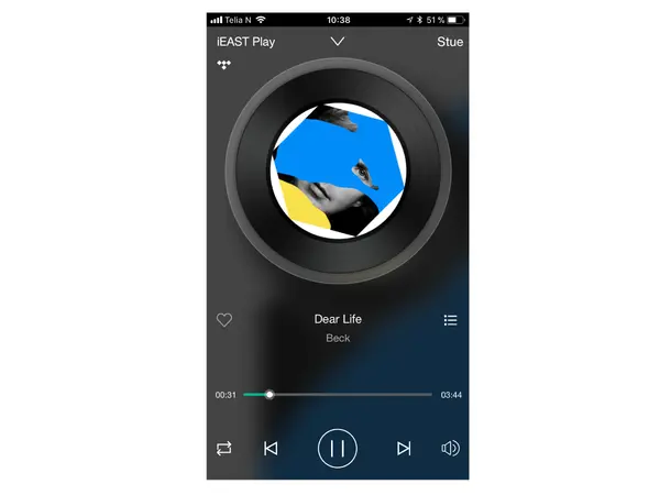 iEast M5 AudioCast, analog utgang Tidal, Spotify, radio, AirPlay, multirom 