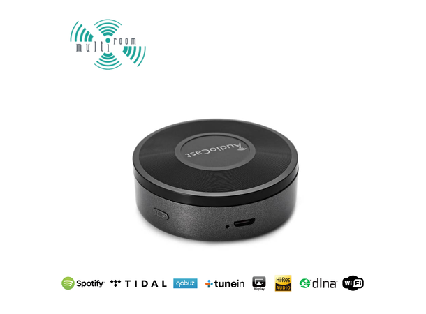 iEast M5 AudioCast, analog utgang Tidal, Spotify, radio, AirPlay, multirom 