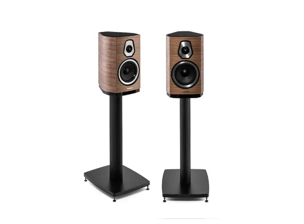 Sonus Faber Sonetto II, valnøtt 2-veis hylle/stativ, par (eks. stativ) 