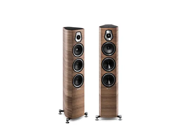 Sonus Faber Sonetto III, valnøtt 3-veis gulvstående høyttaler, par 