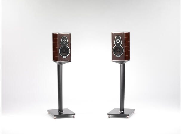 Sonus Faber Guarneri Tradition, wenge 2 veis høyttaler inkludert gulvstativ